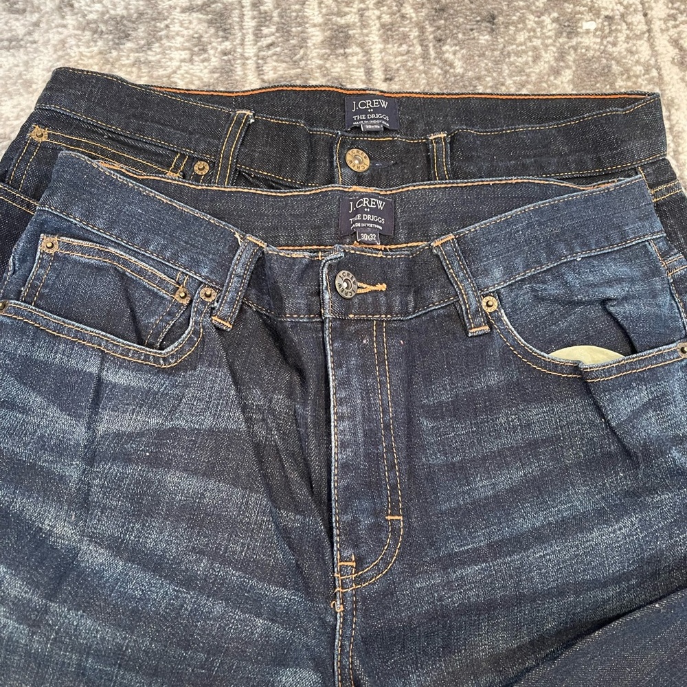 J.Crew factory denim x 2 30x32 - Picture 3 of 5